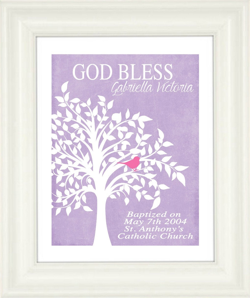 Baptism Gift-Personalized Christening Gift Baby Girl Custom