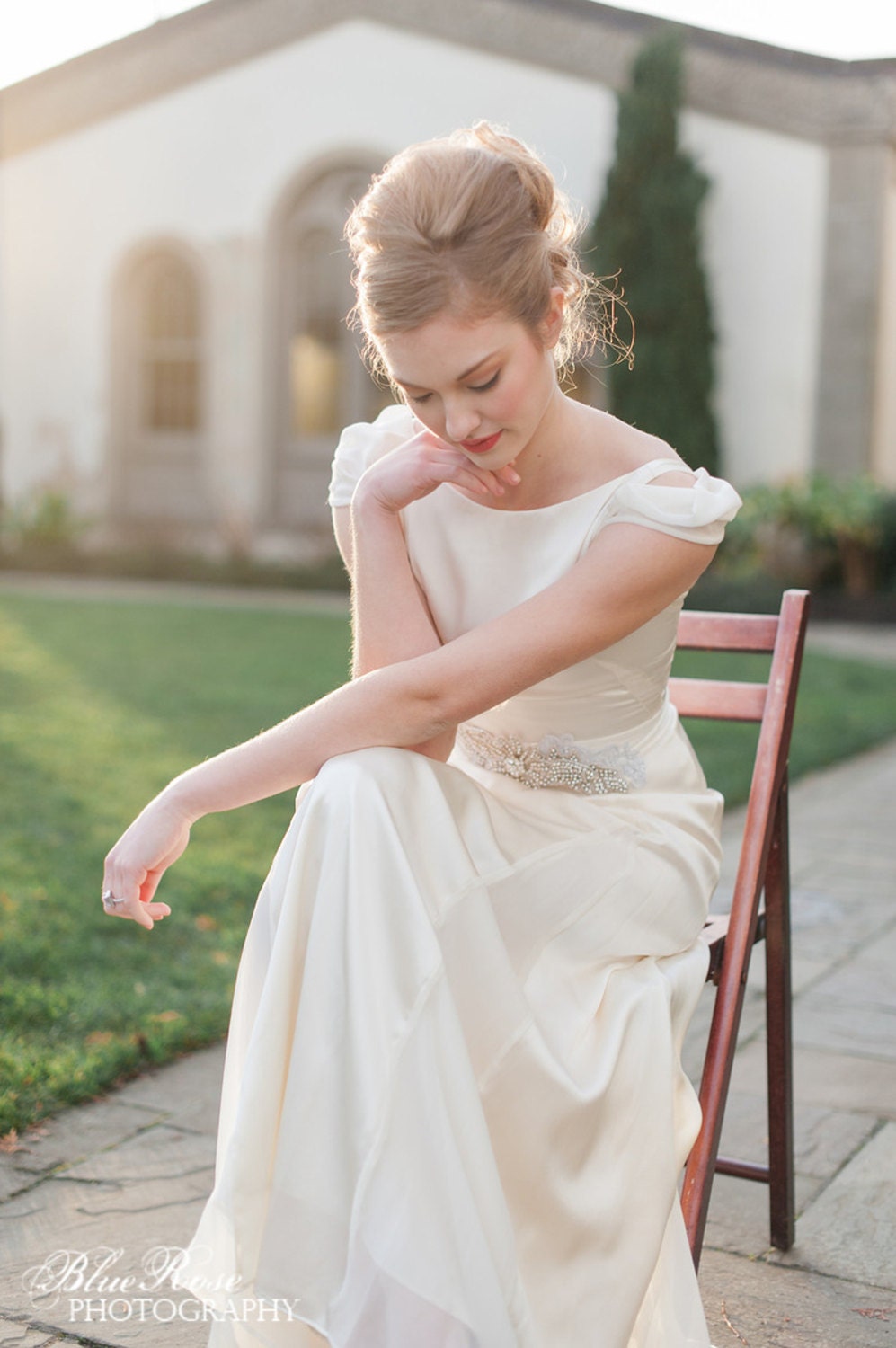 Vintage wedding dress xs