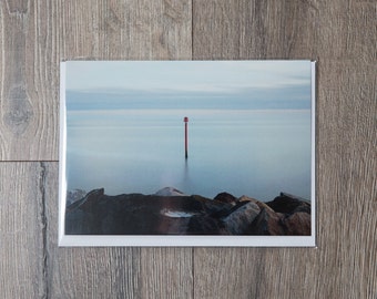 Fine art photo greetings card - West Bay, Dorset