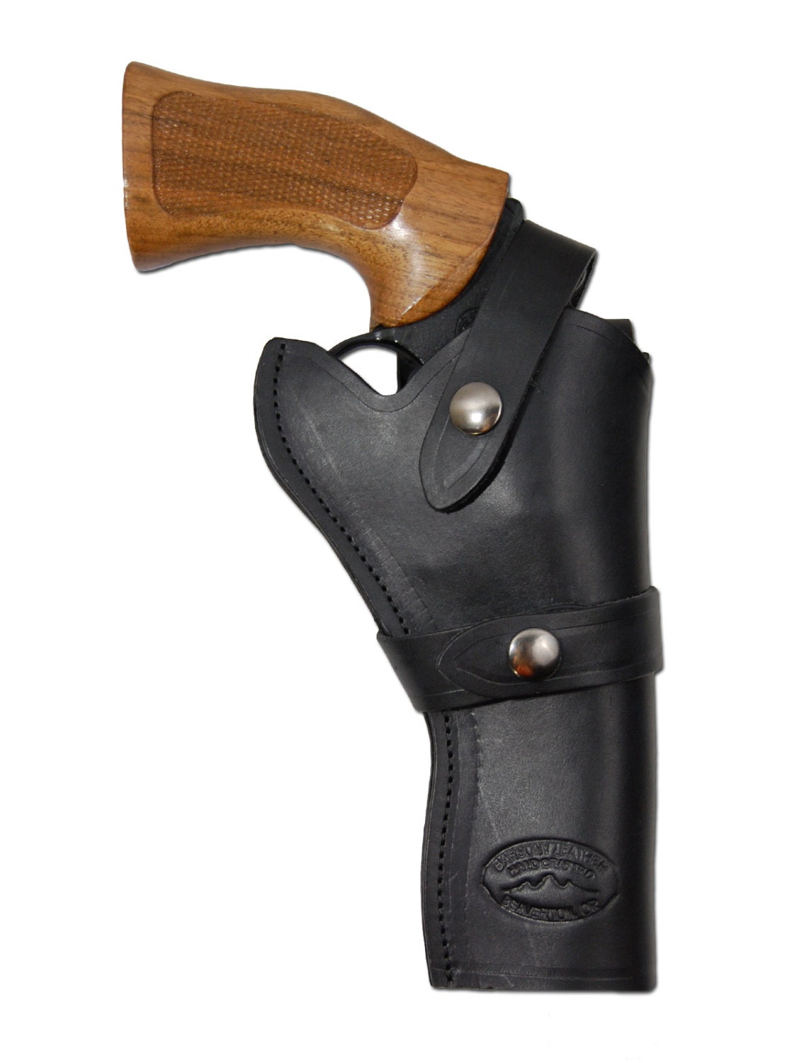 New Black Leather Western Style Gun Holster for 4