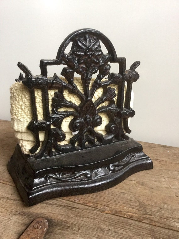 Cast Iron Napkin or Letter Holder