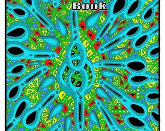 Items similar to Coloring Journal "A Tangle of Flowers" meditative tool