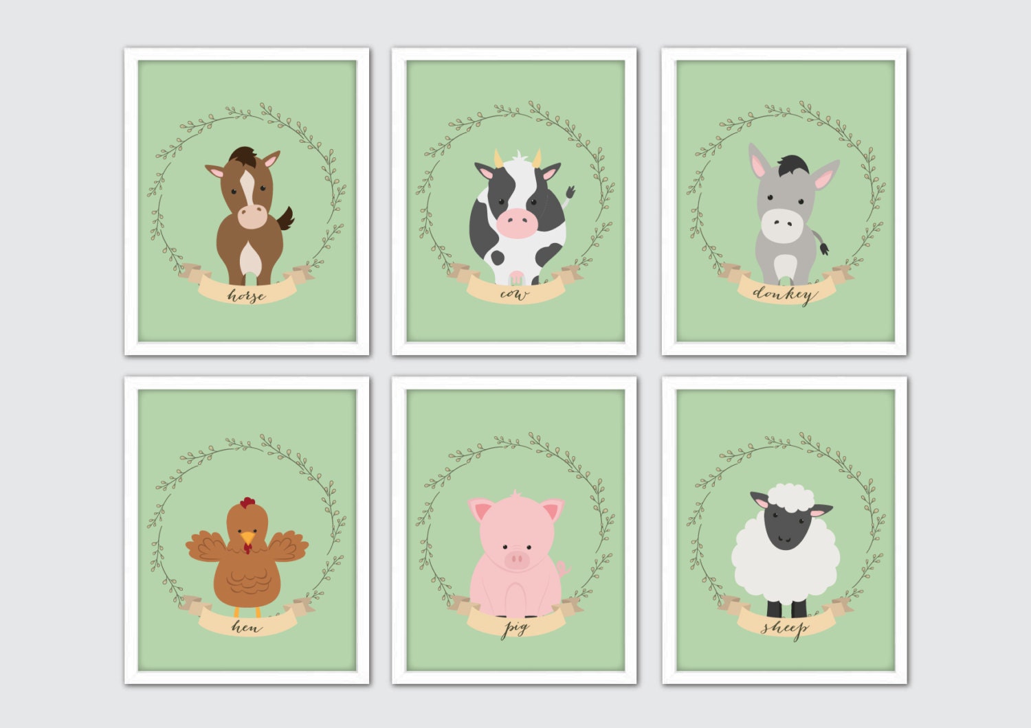 Farm Animals Nursery Decor Nursery Farm Animals Farm