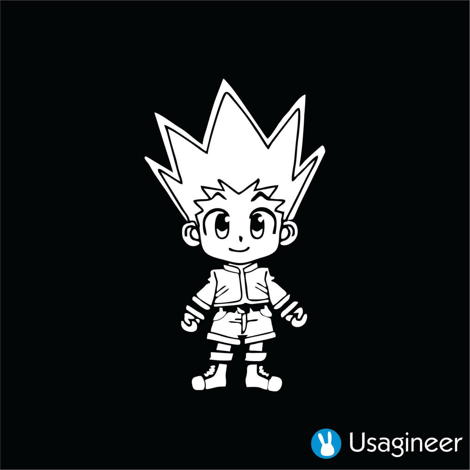 hunter x hunter gon anime decal sticker tshirt by usagineer