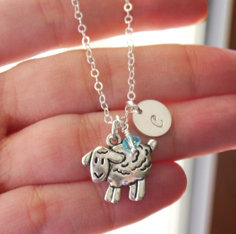 Little Lamb Necklace Lamb Charm Necklace Cute Gifts for