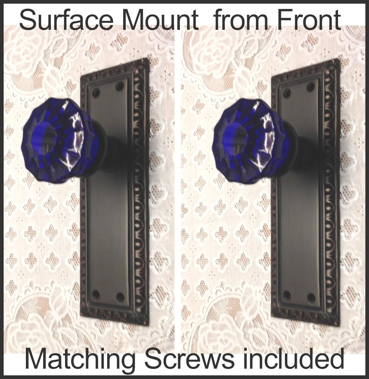 Hand Made French Door Knobs with Estate type by RoussoDesigns