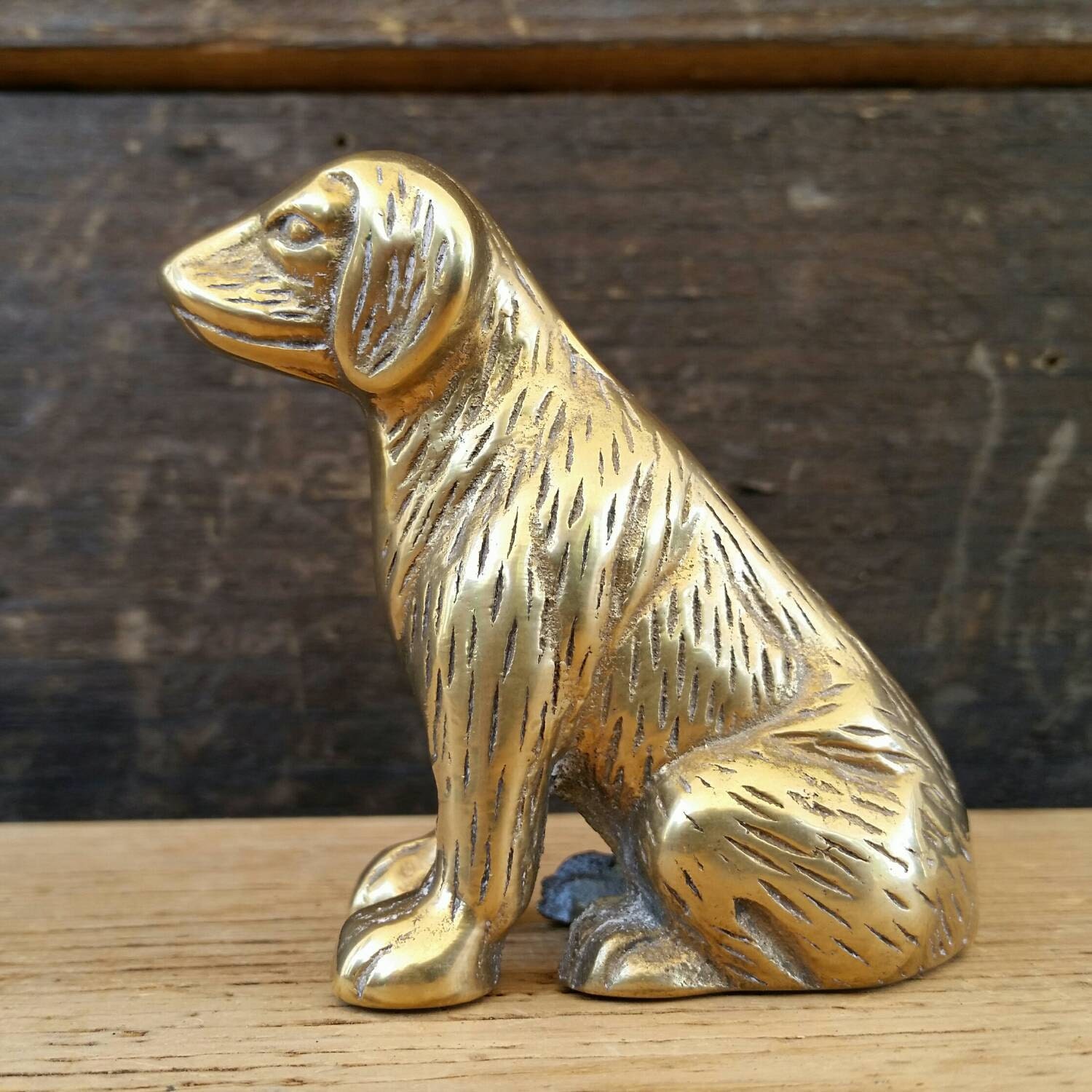 brass dog figurines