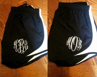 Monogram athletic shorts