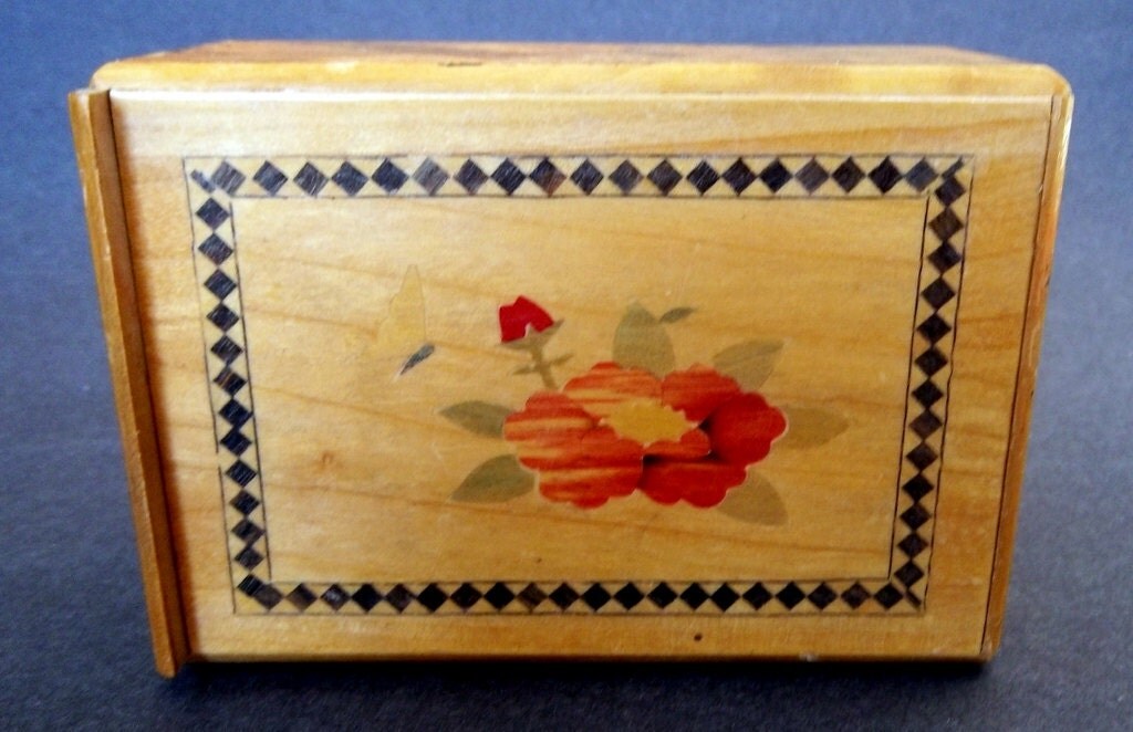 JAPANESE PUZZLE BOX Vintage Antique HimitsuBako Personal