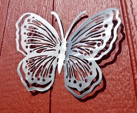 Items similar to Butterfly Metal Wall Art Style 1 - Metal Art - Home ...