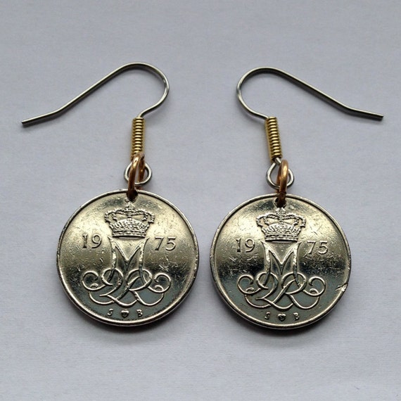 A Pair Of Denmark Ore Earrings Charm Jewelry Monogram