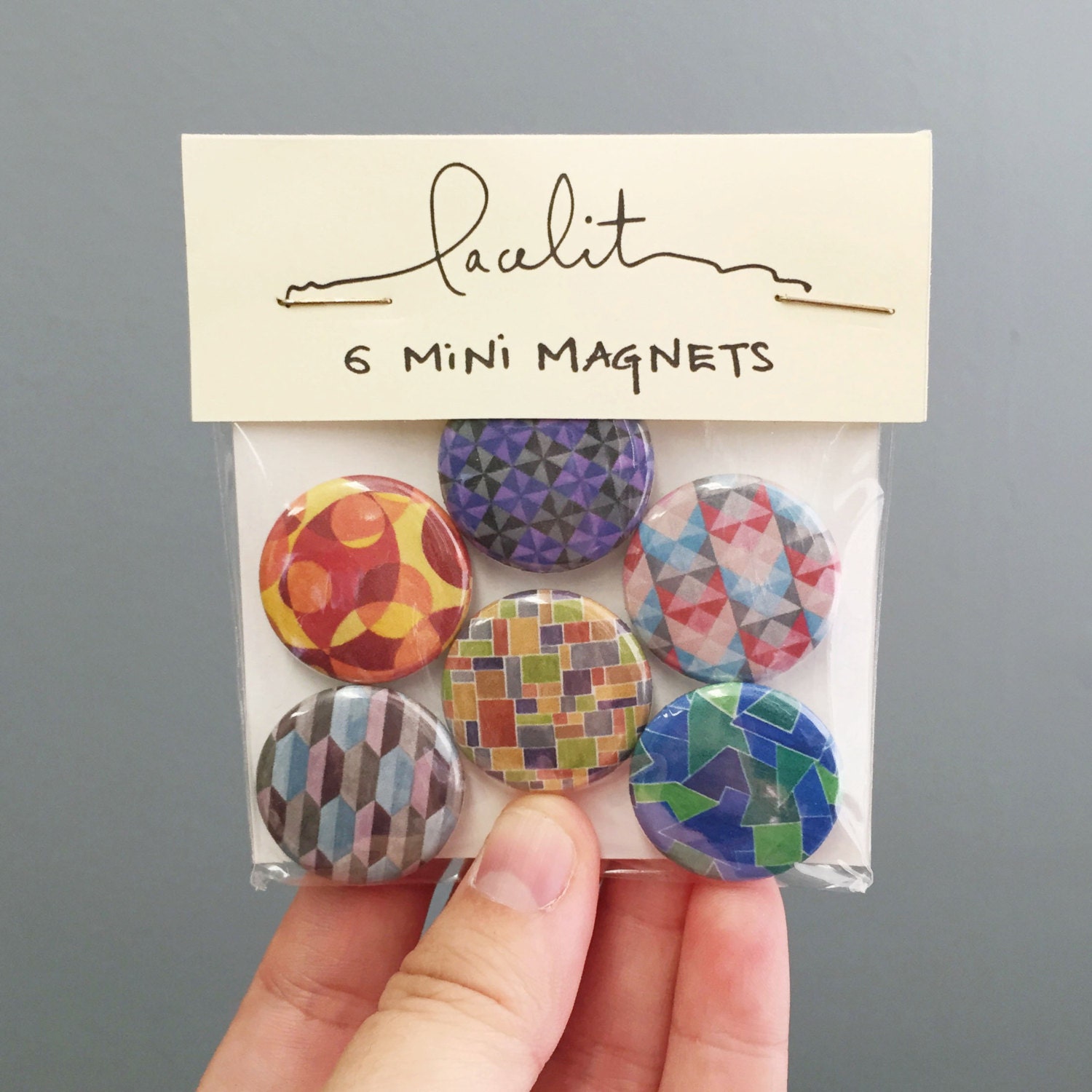 Geometric Patterns Mini Set Bold // Set of 6 by Lacelit