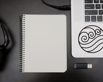 Avatar The Last Airbender Elements Sticker Earth Fire Water Air Macbook Laptop Notebook Sticker Vinyl Decal Fits any laptop - Can buy in set