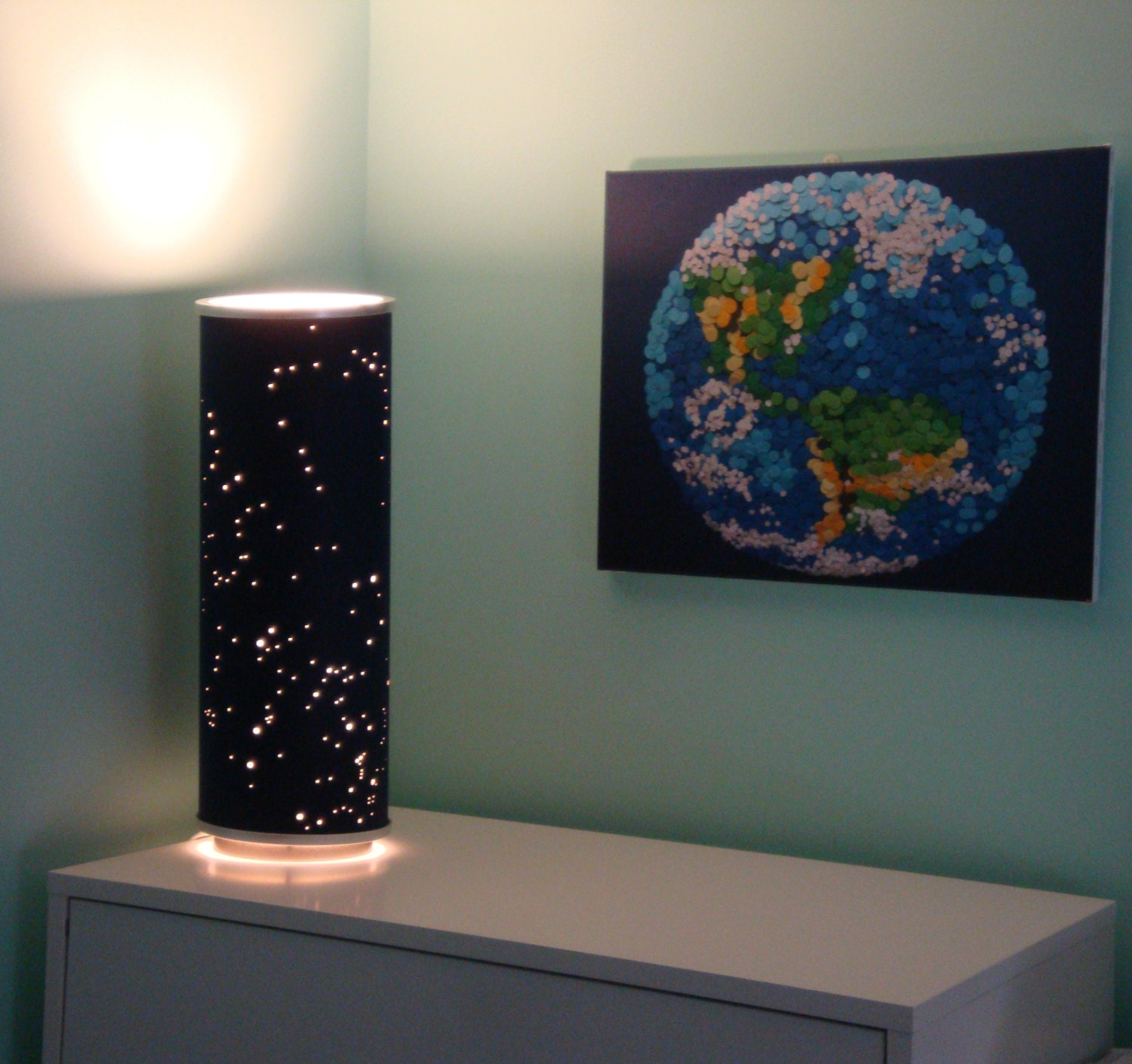 Shadow Star Constellations Shade & Table Lamp by EventsHandmade