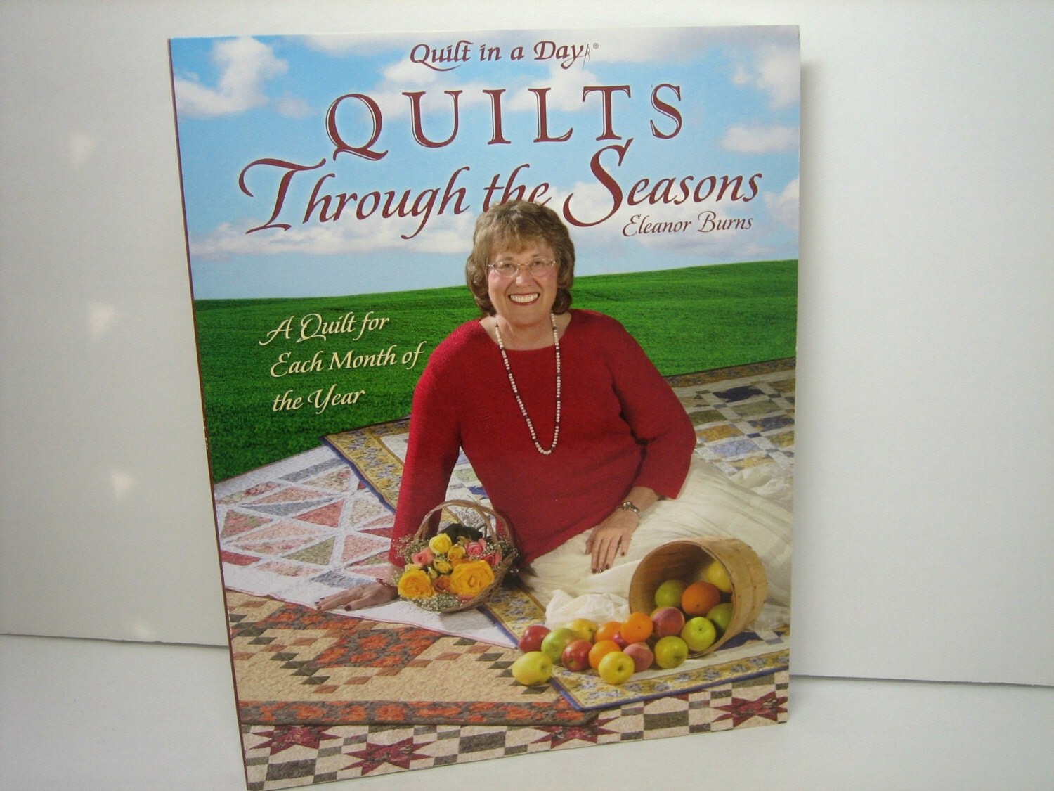 Eleanor Burns SIGNED Book Quilts Through the Seasons Quilt