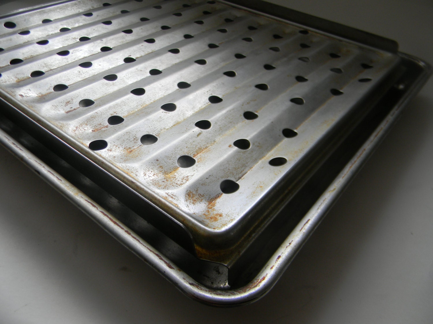 Baking Rack Broiler Pan Range Broil Pan and Rack by DreamLandEtsy