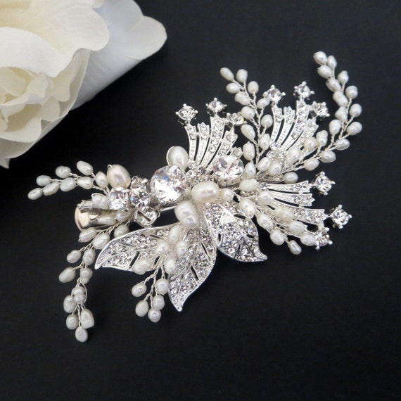 Bridal hair clip Bridal hair vine Bridal hair comb