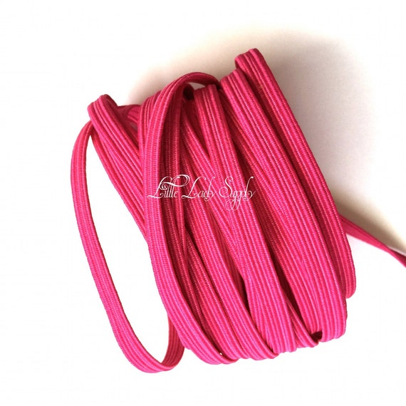Fuchsia 1/4 Elastic headbands wholesale sewing by LittleLadySupply