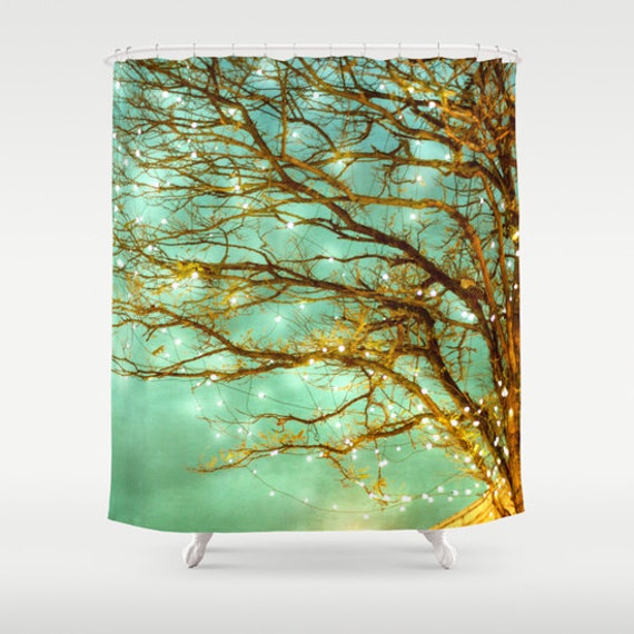 Magical Shower Curtain Bathroom home decor, tree, woodland, whimsical ...