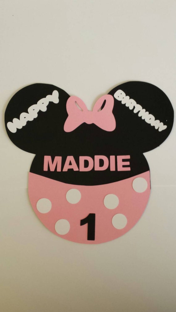 Minnie Mouse Birthday Sign