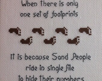 Star Wars Footprints Sampler - Kit Only!!!