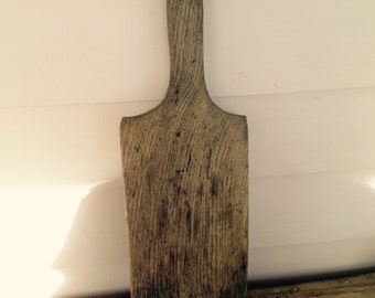 Antique Oak Butter Paddle Kitchen Collectible