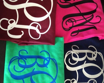 Long Sleeve Monogram Shirt Glitter too