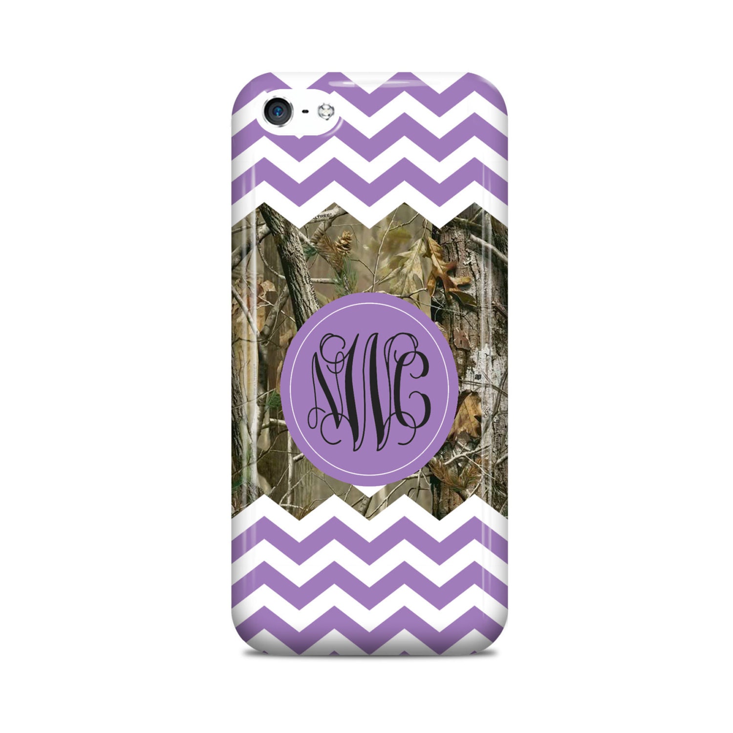 Custom Monogram Chevron Camo iPhone 6/6s 6Plus/S 5/5s