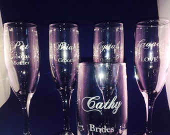 Items Similar To Set Of Custom Engraved Champagne Flutes On Etsy   Il 340x270.730626192 Pg2u 