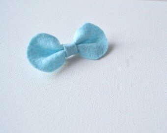 Bow Brouch, Felt Brooch, Felt little bow, Blue brooch!!!