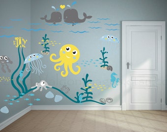 Ocean Themed Baby Nursery Decor Beach Nursery Wall Decor Kids