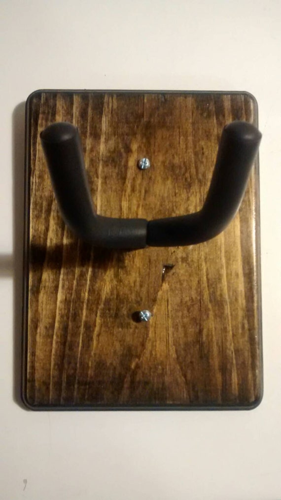 Trans Black Guitar Wall Hanger by PaulsHangers on Etsy