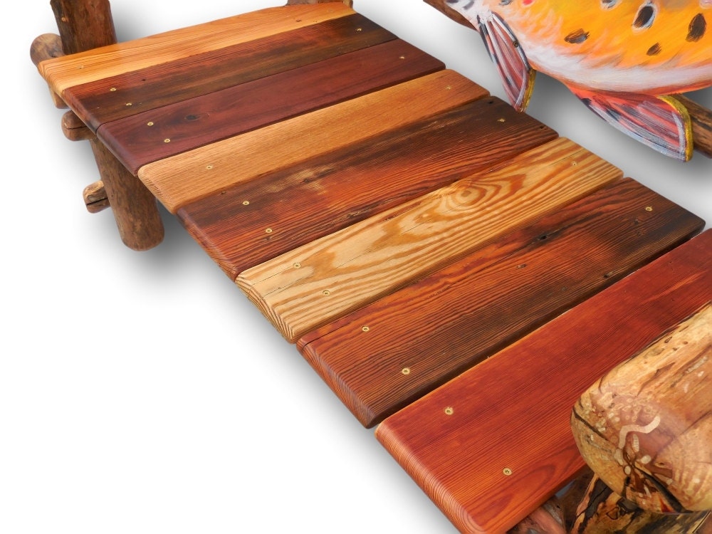 Fish Bench Trout Bench Fish Furniture Fly Fishing