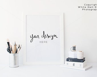 Styled stock photography - Frame mock up - High Res Jpeg file + PSD Smart Object