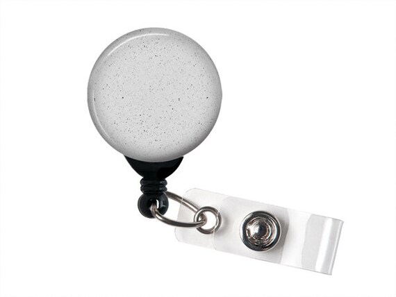 Download Template for no twist Badge Reel with button on white