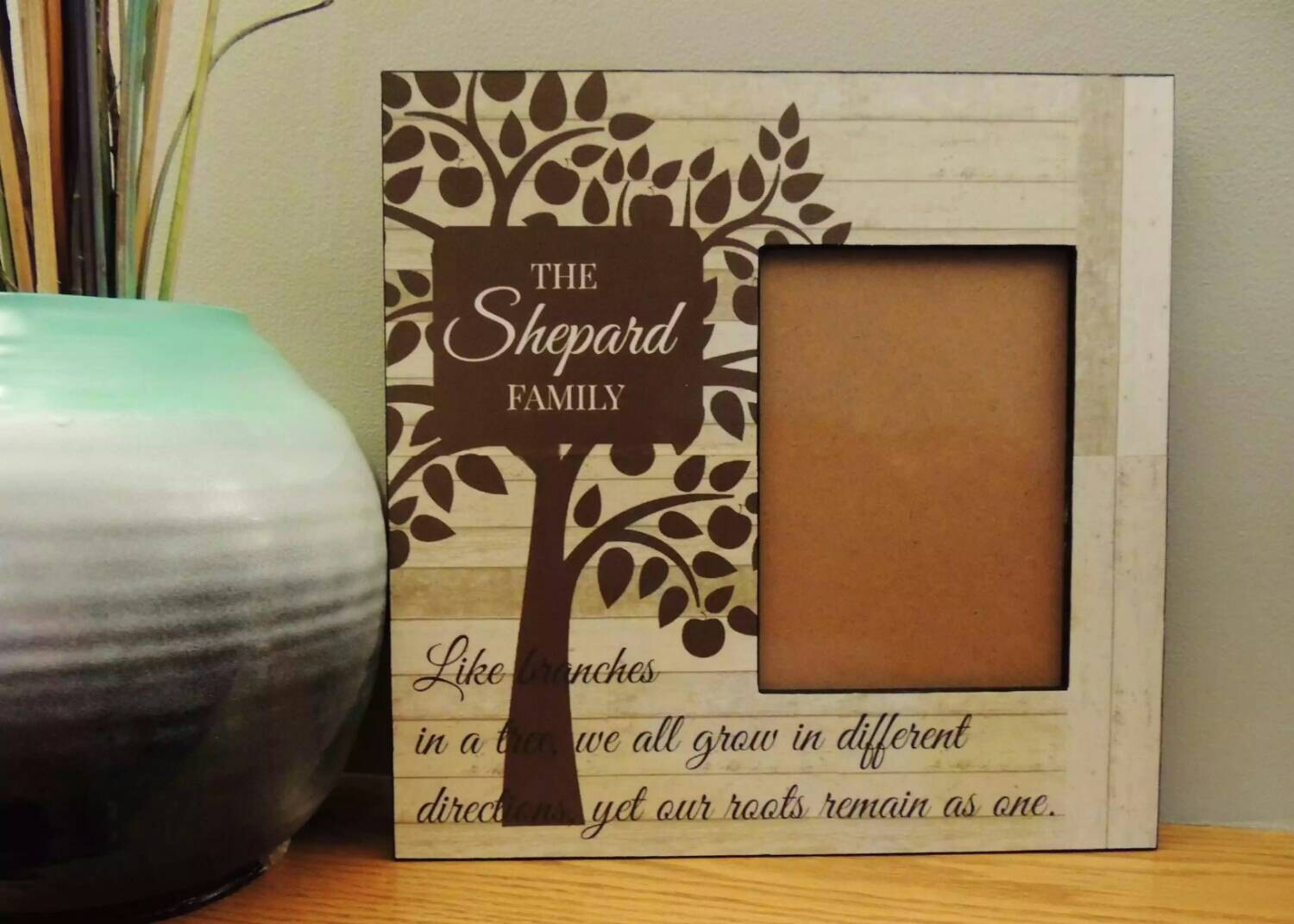 Personalized Family Tree Picture Frame Personalized Family