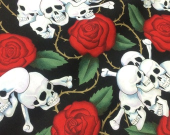 Half Yard-designer, Nicole de Leon- The Skulls- The Alexander Henry Fabrics Collection