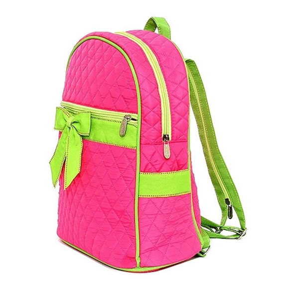 quilted-hot-pink-backpack-embroidered-personalized