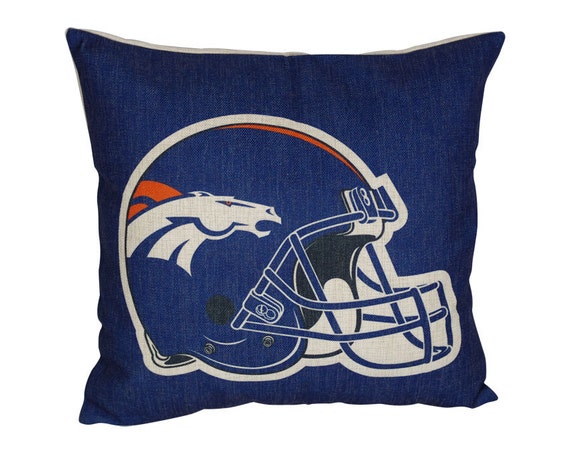 NFL Denver Broncos pillow Denver Broncos decor by DecorPillowStore