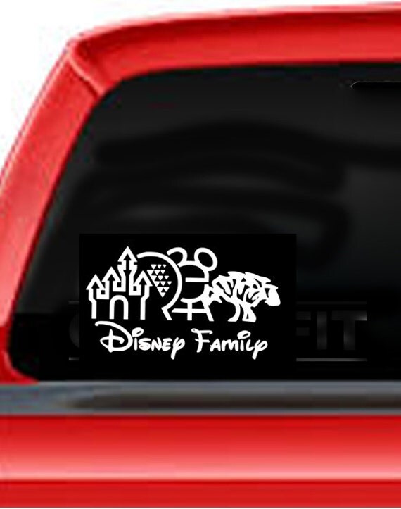 Disney Family Decal for your car or anywhere by DecalStation