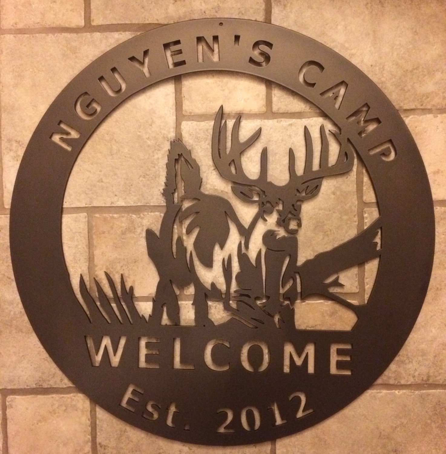 28 Personalized Deer Camp Sign by BarnCountryCreations on Etsy