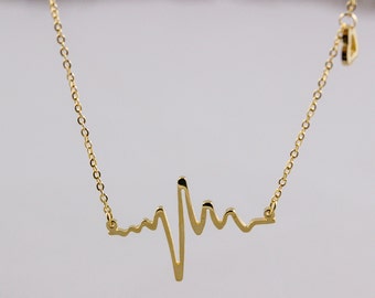 Two Gold Hearts NecklaceTwo-Heart Necklace Double Chain