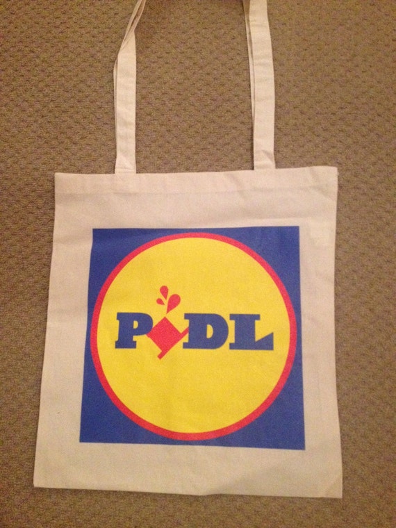Completely original Lidl 'Pidl' bag 100 ecocotton.