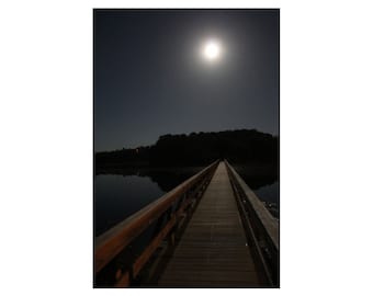 Cape Cod Wall Art - Wellfleet, Cape Cod Photograph of Uncle Tim's Bridge - Moon Bridge