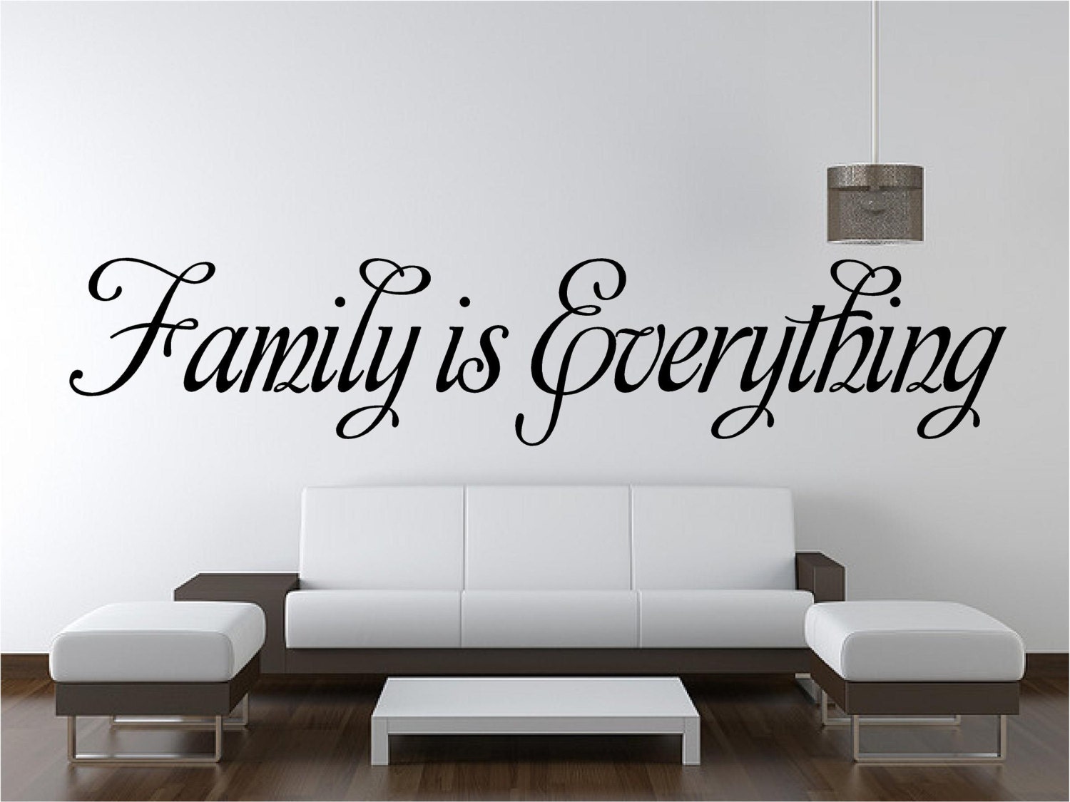 Family is everything wall art decal sticker mural by MAKEAPRINT