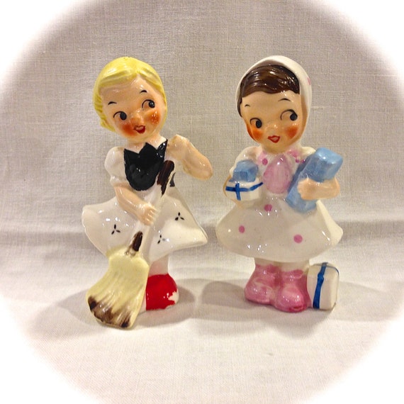 UCAGCO Japan Porcelain/Ceramic Girls One by VintagePrairieHome