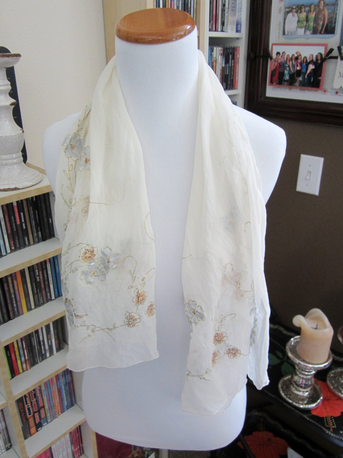 Gold Brunswick Silk Scarf main image 1
