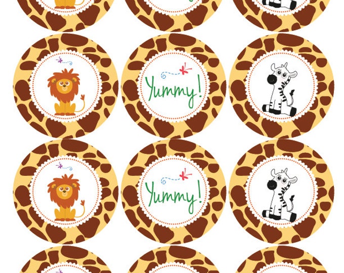 Babyshower Jungle Safari Party Package. Instant download. Printable. Jungle Safari Babyshower. Babyshower printables