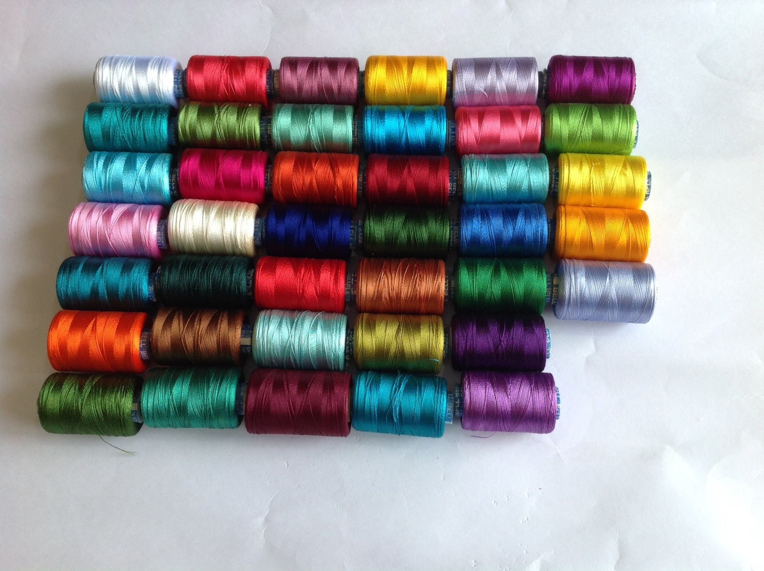 40 Spools Of Silk Threads Art Silk Threads Indian Threads
