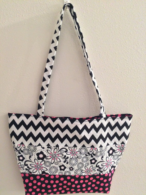 floral beach tote